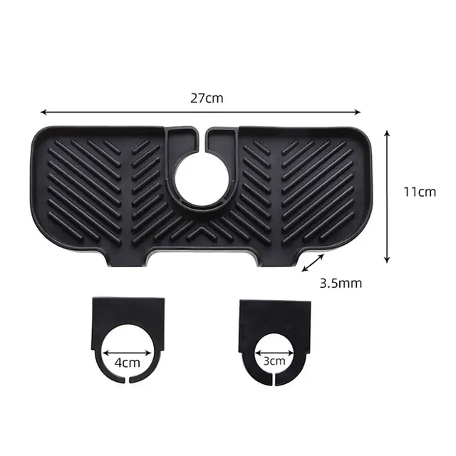 Tapis absorbant en Silicone pour robinet de cuisine – vue 5