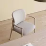 Chaise scandinave minimaliste rembourrée…
