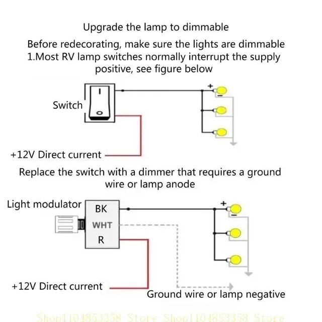 Variateur led dc12v gradation précise silencieux compact… – vue 5