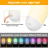 Veilleuse RGB 16 couleurs LED télécommande veilleuses à… – vue 3