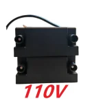 Transformateur allumage haute tension 15KV entrée100120V plastique noir compact double étage quatre sorties isolées industriel empilable fiable durable
