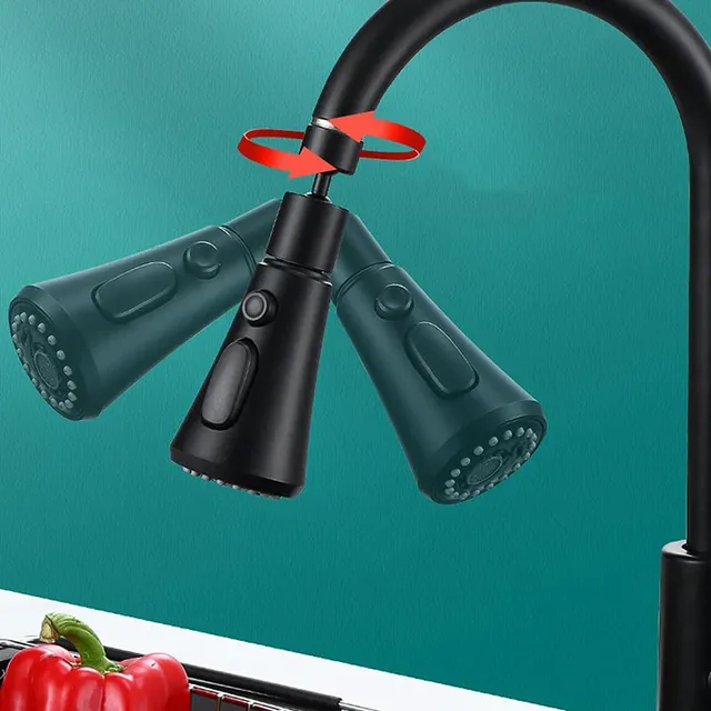 Universel 360 ° Extension de robinet de cuisine pivotante – vue 2