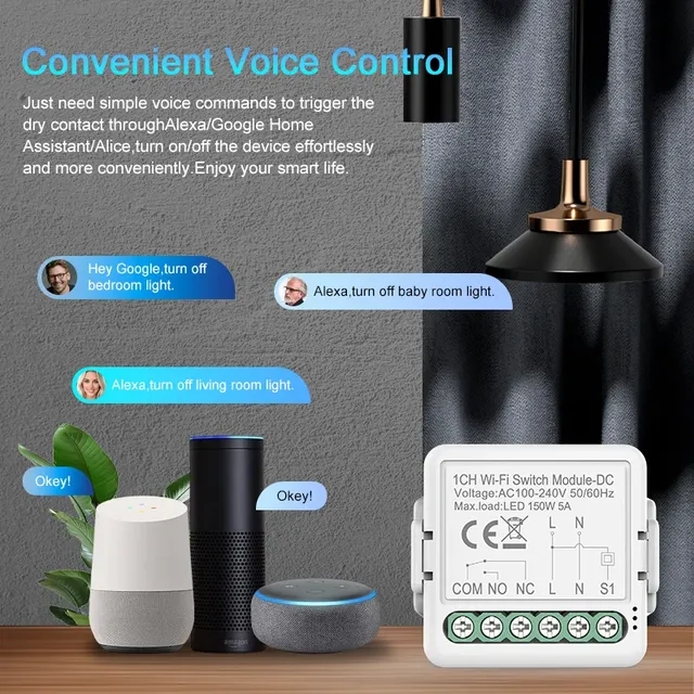Module de commutation WiFi et zigbee à Contact sec… – vue 5