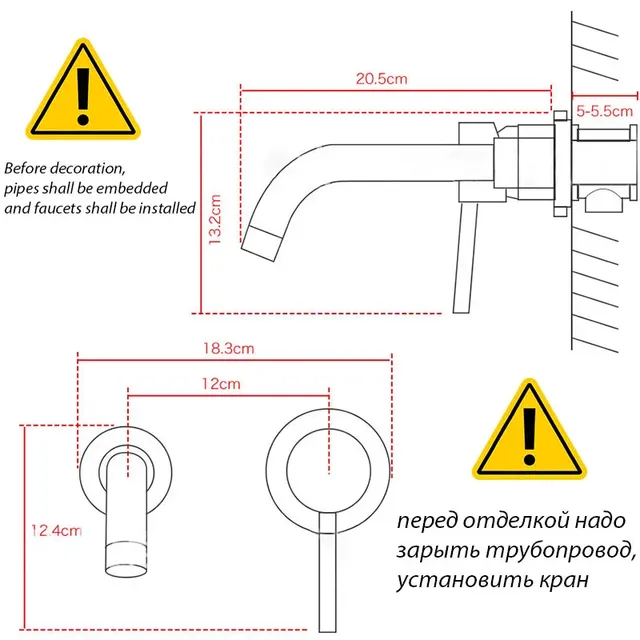Robinet de lavabo de salle de bains – vue 7
