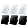 UE interrupteur tactile LED panneau de verre cristal… – vue 1