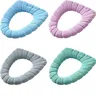 Coussin de siège de toilette en velours – vue 2