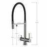 Mitigeur cuisine monotrou bec haut col flexible noir mat… – vue 5