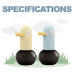 Distributeur automatique de mousse à capteur sans contact Regina, chargeur de canard mignon, haute capacité, liquide intelligent Sister