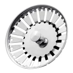 Bouchon de crépine d&rsquo;évier de cuisine, matériau en acier inoxydable, parfaitement adapté aux éviers de 84mm 86 3mm, accessoires de cuisine, Drain de sol Anti-colmatage