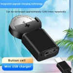 Chargeur de pièces de monnaie au Lithium de Type c, charge largement pour Batteries LIR2032,LIR1632,LIR2025,LIR2016,LIR2032H, longue durée