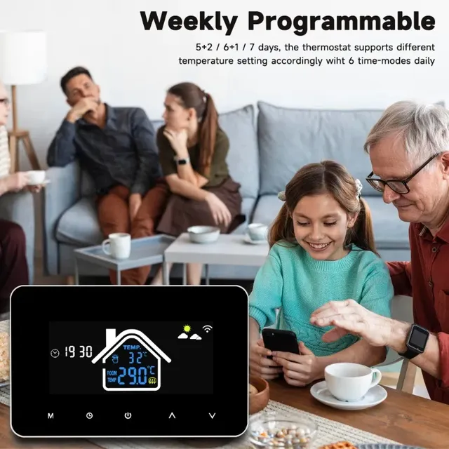 Thermostat intelligent Tuya WiFi – vue 5