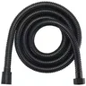 Tuyau de douche Flexible noir/argent – vue 3