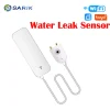 Tuya Smart Life Wifi capteur d&rsquo;inondation d&rsquo;eau détecteur de fuite sans fil capteur d&rsquo;eau commutateurs de télécommande