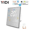 Tuya – Thermostat intelligent WiFi, régulateur de température pour eau, chauffage électrique au sol, chaudière à eau/gaz, fonctionne avec Alexa Google Home