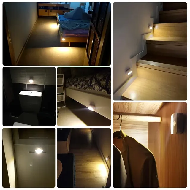 Lampe de nuit intelligente LED marche/arrêt automatique – vue 6