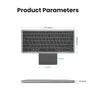 Clavier pliable sans fil bluetooth multiappareils pavé… – vue 4