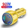 Chargeur de voiture 90W 3 en 1 QC3.0 PD Type C USB… – vue 1