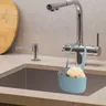 Porte éponge suspendu évier lavabo silicone souple… – vue 5