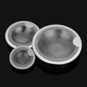 Filtre d&rsquo;évier de cuisine en forme de maille en acier inoxydable, crépine de ark, drainage de sol d&rsquo;égout, HOToilet immunisation