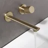 Robinet de salle de bains mural luxruy en laiton or Rose – vue 5