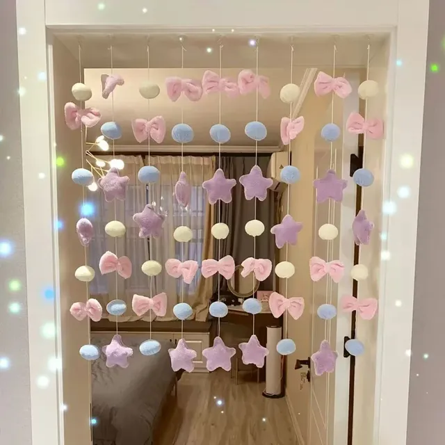 Rideau décoratif en forme de cœur avec nœud – vue 4
