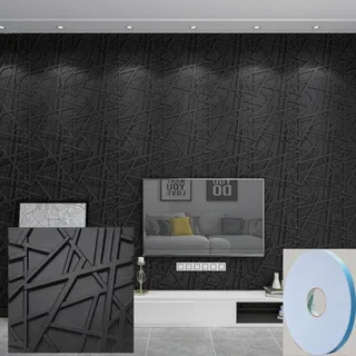 Panneaux muraux 3D en pvc pour décoration murale intérieure
