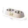 Bols doubles en acier inoxydable pour chien et chat – vue 6