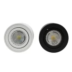 Spot lumineux LED COB GU10 à montage en Surface, éclairage d&rsquo;intérieur remplaçable, 7/9/12W, AC85-265V