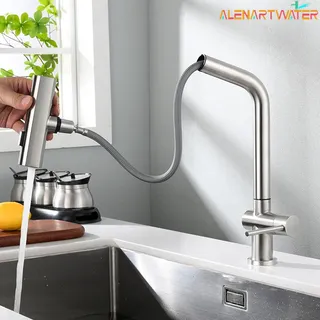 Tête de Pulvérisation en Nickel Brossé pour Robinet d'Eau
