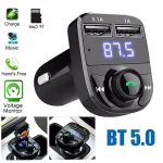 Chargeur de voiture transmetteur FM Bluetooth Audio double USB voiture lecteur MP3 autoradio chargeur mains libres 3.1A accessoires de voiture