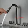 Robinet de lavabo en or brossé – vue 5