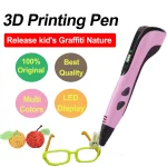 Stylo 3D nouveau stylo d&rsquo;impression 3D écran d&rsquo;affichage LCD 0.7mm diamètre 1.75mm Filament PLA bricolage dessin enfants anniversaire cadeaux de noël