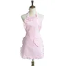 Tablier féminin vintage volants court encolure dos nu… – vue 6