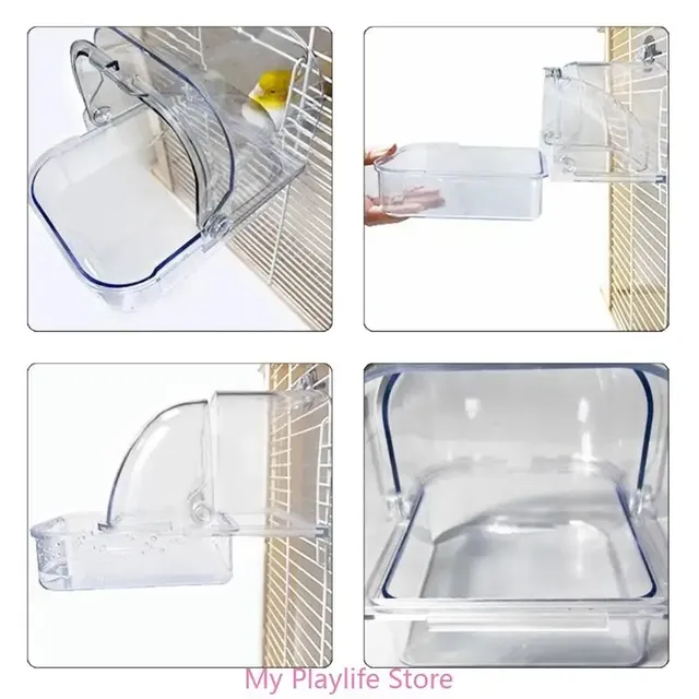 Bain suspendu transparent acrylique ventouse fixation… – vue 5