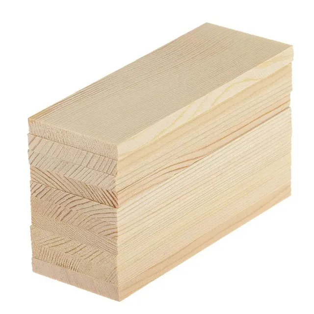 Planche rectangulaire en bois inachevé pour peintures – vue 2