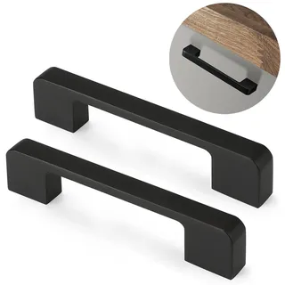 1 pièces moderne noir en aluminium armoires de cuisine commode boutons…
