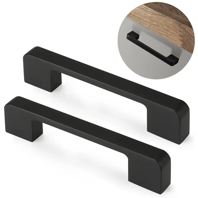 1 pièces moderne noir en aluminium armoires de cuisine…