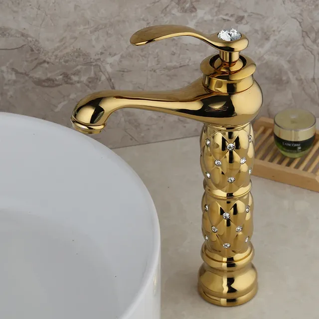 Lavabo en laiton robinets de salle de bains – vue 2