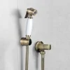 Robinets de Bidet de toilette, salle de bains en Bronze Antique, douche, pistolet de pulvérisation alimenté par soufflage, robinets de Bidet, robinets d&rsquo;eau froide simples, robinet de baignoire