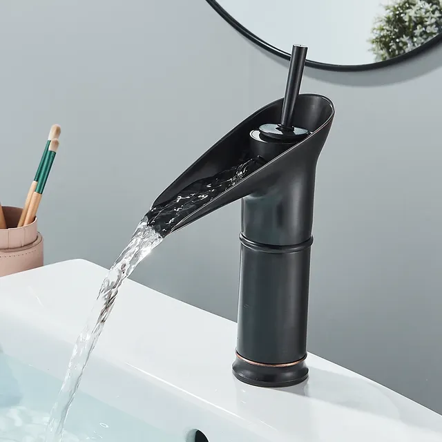 Robinet de lavabo en laiton Antique – vue 3