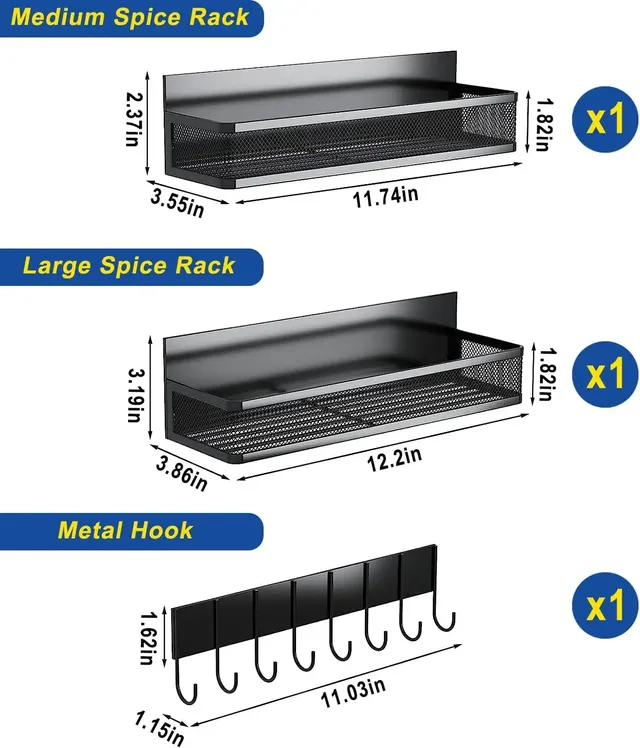 SOPEWOD support de rangement multifonctionnel magnétique… – vue 2