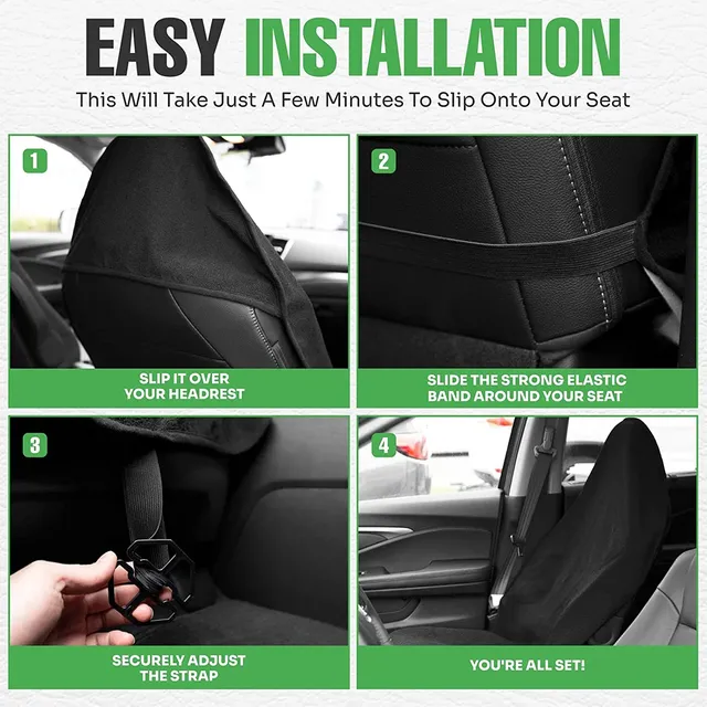 Housse universelle pour serviette de siège de voiture – vue 5