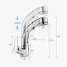 Mitigeur lavabo monocommande douchette extractible… – vue 6