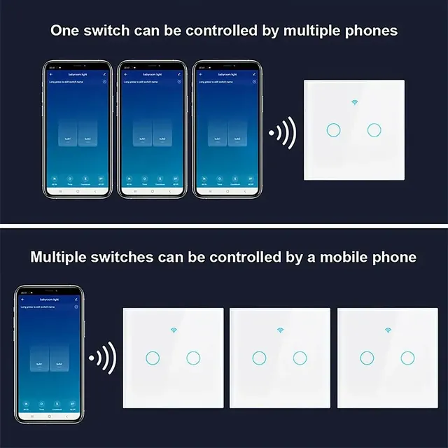 Interrupteur tactile mural WiFi – vue 6
