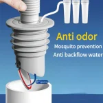 Piège de vidange en Silicone pour articles de salle de bains, égouttoir à vaisselle pour évier de cuisine, égouts, joint de tuyau, Anti-odeur, Anti-reflux d&rsquo;eau