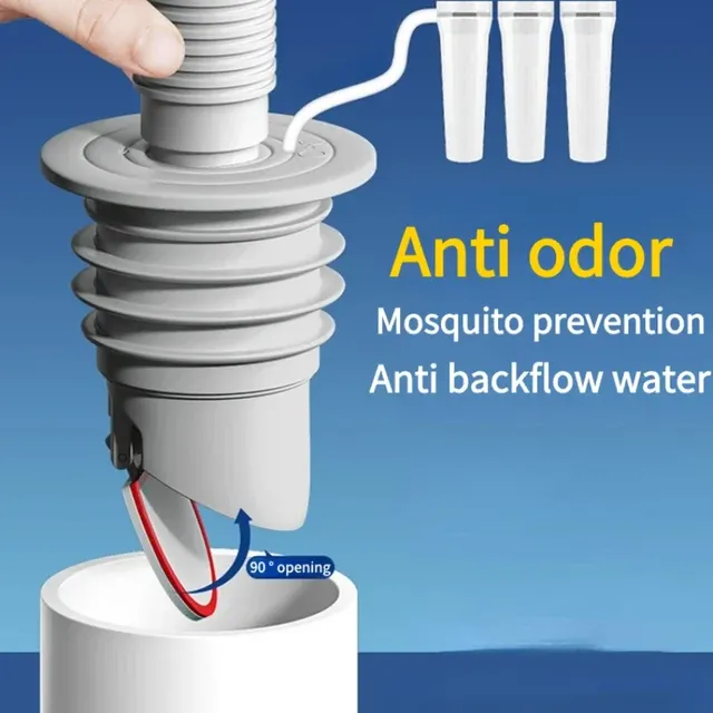 Piège de vidange en Silicone pour articles de salle de…