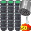 Filtre de robinet aérateur, limiteur de débit, pièces de rechange, insertion d&rsquo;évier, filtre de robinet de lavabo, tête anti-éclaboussures, accessoires de robinet, 50/5 pièces