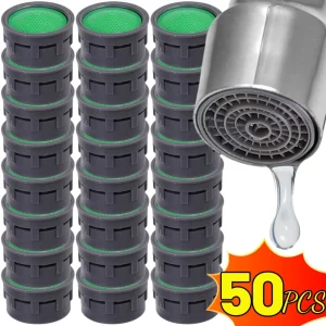 Filtre de robinet aérateur, limiteur de débit, pièces de rechange, insertion d’évier, filtre de robinet de lavabo, tête anti-éclaboussures, accessoires de robinet, 50/5 pièces Filtre de robinet aérateur, limiteur de débit, pièces de rechange, insertion d’évier, filtre de robinet de lavabo, tête anti-éclaboussures, accessoires de robinet, 50/5 pièces