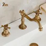 Baignoire montée sur pont en laiton antique – vue 3