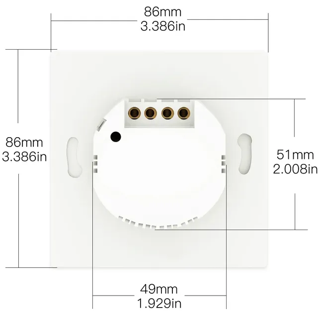 Interrupteur mural intelligent WiFi RF433 – vue 6